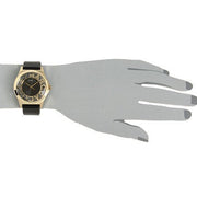  Shop Authentic Marc Jacobs Henry Skeleton Black Dial Black Leather Strap Watch for Women - MBM1246 - Luxxuri