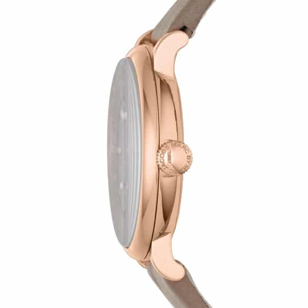  Shop Authentic Marc Jacobs Baker Grey Dial Grey Leather Strap Watch for Women - MBM1266 - Luxxuri