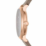 Shop Authentic Marc Jacobs Baker Grey Dial Grey Leather Strap Watch for Women - MBM1266 - Luxxuri