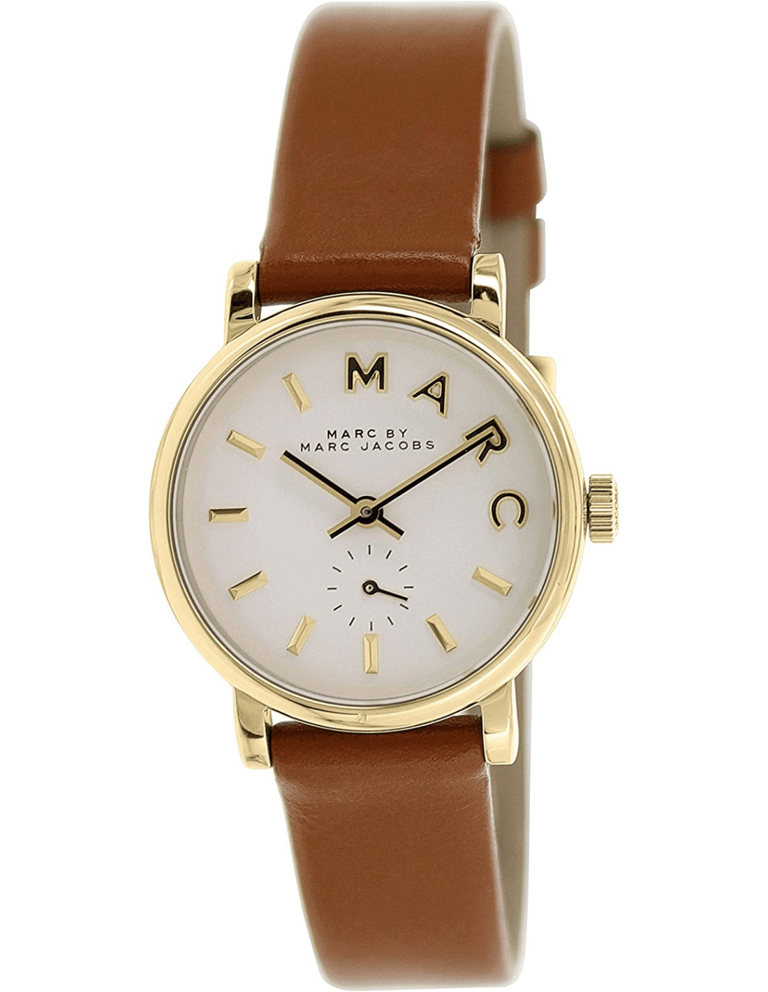  Shop Authentic Marc Jacobs Baker White Dial Brown Leather Strap Watch for Women - MBM1317 - Luxxuri