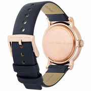  Shop Authentic Marc Jacobs Baker Navy Blue Dial Navy Blue Leather Strap Watch for Women - MBM1329 - Luxxuri