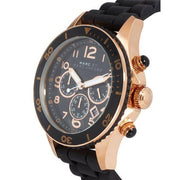  Shop Authentic Marc Jacobs Rock Chronograph Black Dial Black Silicone Strap Watch for Women - MBM2553 - Luxxuri