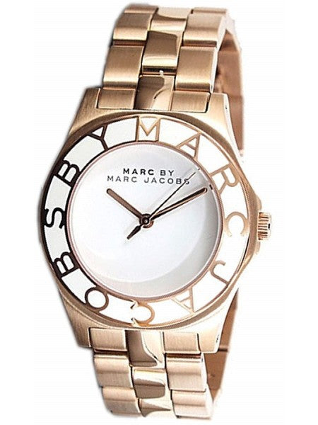  Shop Authentic Marc Jacobs Blade White Dial Gold Steel Strap Watch for Women - MBM3075 - Luxxuri