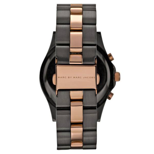  Shop Authentic Marc Jacobs Blade Chronograph Grey Dial Two Tone Steel Strap Watch for Women - MBM8583 - Luxxuri