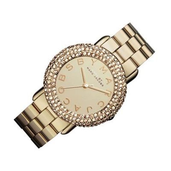  Shop Authentic Marc Jacobs Marci Gold Dial Gold Steel Strap Watch for Women - MBM3191 - Luxxuri