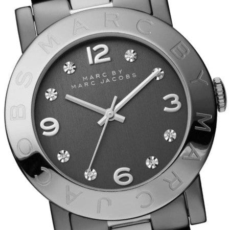  Shop Authentic Marc Jacobs Amy Grey Dial Grey Steel Strap Watch for Women - MBM3196 - Luxxuri
