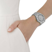  Shop Authentic Marc Jacobs Henry Transparent Silver Dial Silver Steel Strap Watch for Women - MBM3205 - Luxxuri