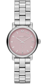  Shop Authentic Marc Jacobs Baker Pink Dial Silver Steel Strap Watch for Women - MBM3283 - Luxxuri