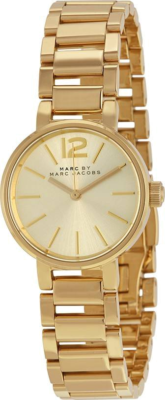  Shop Authentic Marc Jacobs Peggy Gold Dial Gold Steel Strap Watch for Women - MBM3405 - Luxxuri
