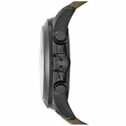  Shop Authentic Marc Jacobs Larry Chronograph Black Dial Grey Leather Strap Watch for Men - MBM5034 - Luxxuri