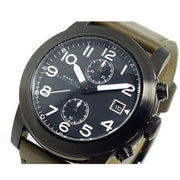  Shop Authentic Marc Jacobs Larry Chronograph Black Dial Grey Leather Strap Watch for Men - MBM5034 - Luxxuri