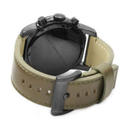  Shop Authentic Marc Jacobs Larry Chronograph Black Dial Grey Leather Strap Watch for Men - MBM5034 - Luxxuri