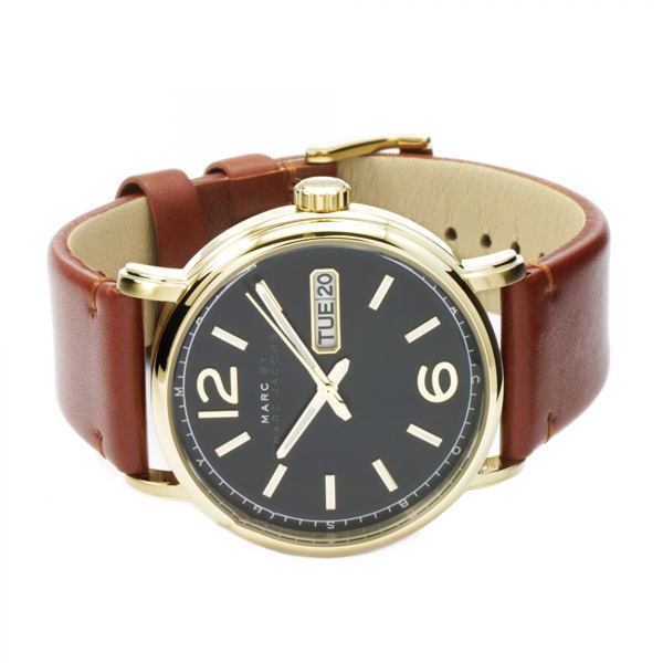 Shop Authentic Marc Jacobs Fergus Green Dial Brown Leather Strap Watch for Men - MBM5077 - Luxxuri