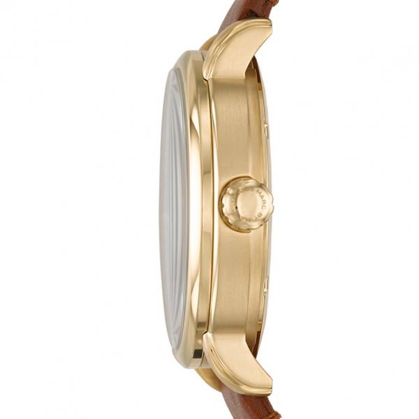  Shop Authentic Marc Jacobs Fergus Green Dial Brown Leather Strap Watch for Men - MBM5077 - Luxxuri