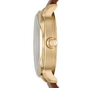  Shop Authentic Marc Jacobs Fergus Green Dial Brown Leather Strap Watch for Men - MBM5077 - Luxxuri