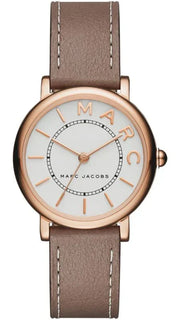  Shop Authentic Marc Jacobs Roxy White Dial Light Brown Leather Strap Watch for Women - MJ1538 - Luxxuri