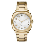  Shop Authentic Marc Jacobs Mandy White Dial Gold Steel Strap Watch for Women - MJ3573 - Luxxuri