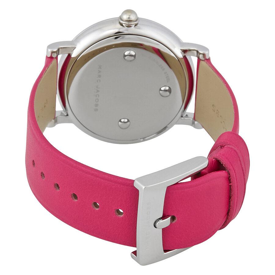  Shop Authentic Marc Jacobs Roxy Black Dial Pink Leather Strap Watch for Women - MJ1535 - Luxxuri