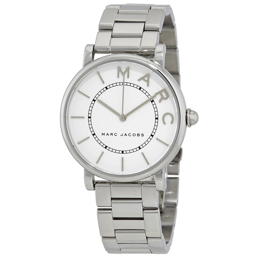  Shop Authentic Marc Jacobs Roxy White Dial Silver Steel Strap Watch for Women - MJ3521 - Luxxuri