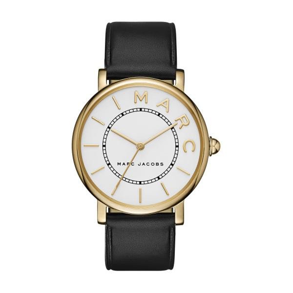  Shop Authentic Marc Jacobs Roxy White Dial Black Leather Strap Watch for Women - MJ1532 - Luxxuri