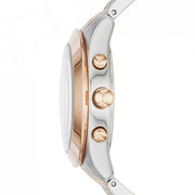  Shop Authentic Marc Jacobs Peeker Chronograph Silver Two Tone Steel Strap Watch for Women - MBM3369 - Luxxuri