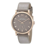  Shop Authentic Marc Jacobs Baker Grey Dial Grey Leather Strap Watch for Women - MBM1266 - Luxxuri