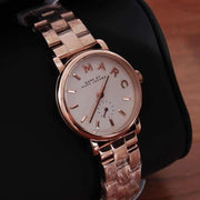  Shop Authentic Marc Jacobs Baker White Dial Rose Gold Steel Strap Watch for Women - MBM3248 - Luxxuri