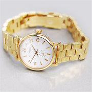  Shop Authentic Marc Jacobs Baker White Dial Gold Steel Strap Watch for Women - MBM3247 - Luxxuri
