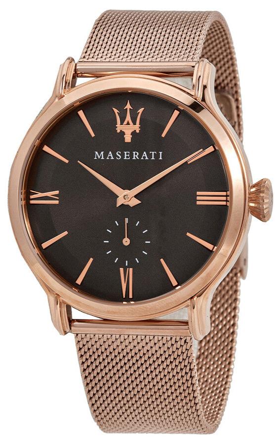  Shop Authentic Maserati Epoca Anthracite Dial Rose Gold Mesh Bracelet Watch For Men - R8853118004 - Luxxuri