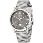  Shop Authentic Maserati Epoca Grey Dial Grey Mesh Bracelet Watch For Men - R8853118002 - Luxxuri