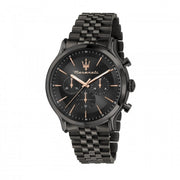  Shop Authentic Maserati Epoca Limited Edition Chronograph Black Dial Black Steel Strap Watch For Men - R8873618019 - Luxxuri