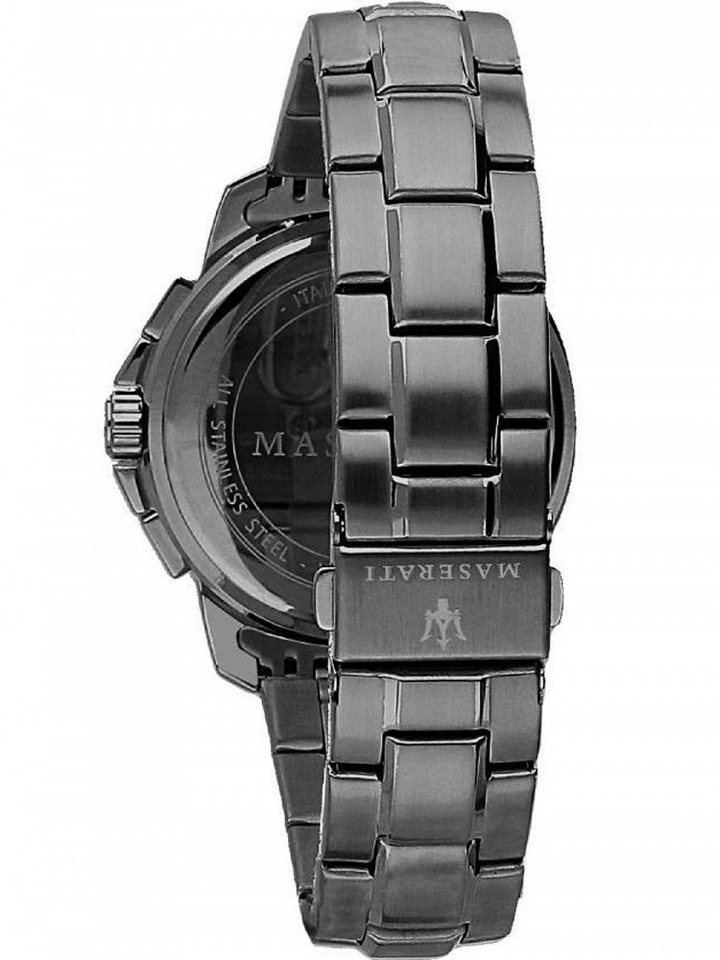  Shop Authentic Maserati Successo Chronograph Blue Dial Black Steel Strap Watch For Men - R8873621005 - Luxxuri