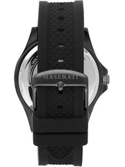  Shop Authentic Maserati SFIDA Quartz Black Dial Black Rubber Strap Watch For Men - R8851140001 - Luxxuri