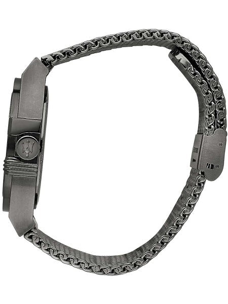  Shop Authentic Maserati Potenza Quartz Blue Dial Grey Mesh Bracelet Watch For Men - R8853108005 - Luxxuri