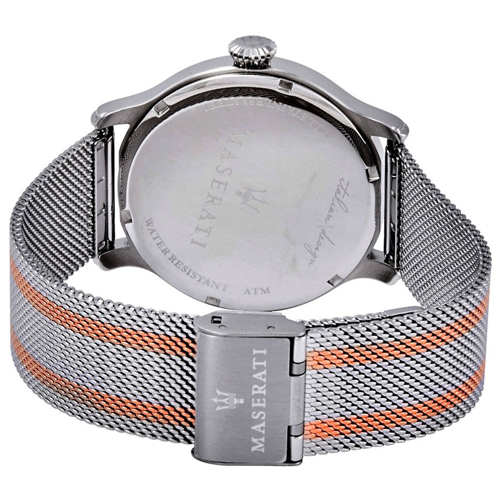  Shop Authentic Maserati Epoca Silver Dial Two Tone Mesh Bracelet Watch For Men - R8853118005 - Luxxuri