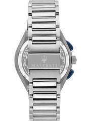  Shop Authentic Maserati Triconic Quartz Blue Dial Silver Steel Strap Watch For Men - R8873639001 - Luxxuri