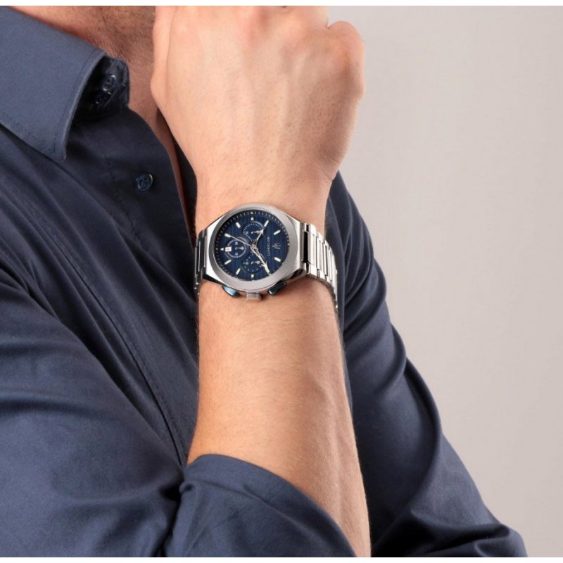  Shop Authentic Maserati Triconic Quartz Blue Dial Silver Steel Strap Watch For Men - R8853139002 - Luxxuri