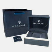  Shop Authentic Maserati SFIDA Chronograph Black Dial Silver Steel Strap Watch For Men - R8853140005 - Luxxuri