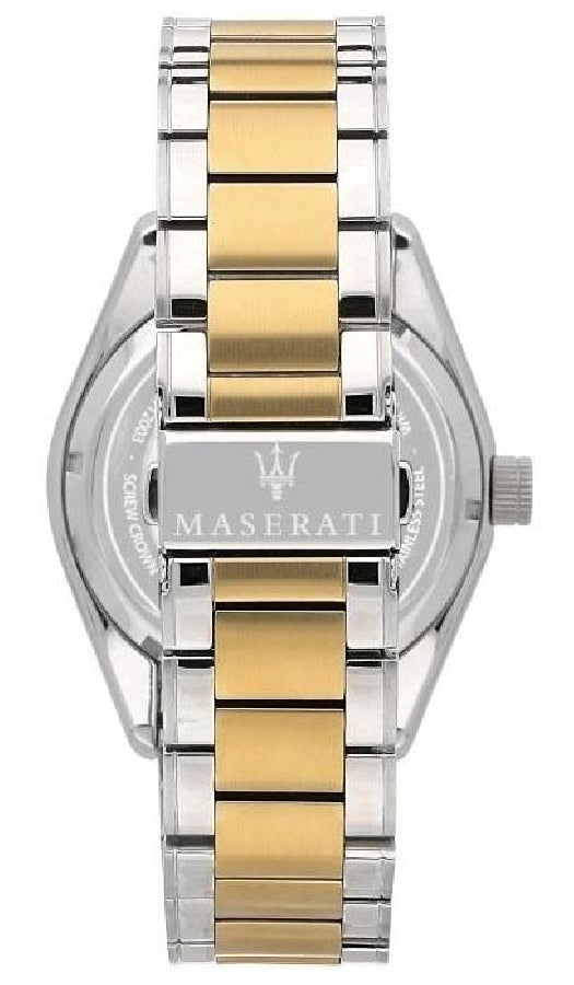  Shop Authentic Maserati Traguardo Automatic White Skeleton Dial Two Tone Steel Strap Watch For Men - R8823112003 - Luxxuri