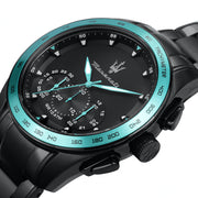  Shop Authentic Maserati Traguardo Aqua Edition Black Dial Black Steel Strap Watch For Men - R8873644002 - Luxxuri