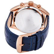  Shop Authentic Maserati Traguardo Chronograph Blue Dial Blue Leather Strap Watch for Men - R8871612015 - Luxxuri