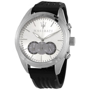  Shop Authentic Maserati Traguardo Chronograph Silver Dial Black Rubber Strap Watch for Men - R8871612012 - Luxxuri