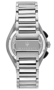  Shop Authentic Maserati Triconic Chronograph Black Dial Silver Steel Strap Watch For Men - R8873639002 - Luxxuri