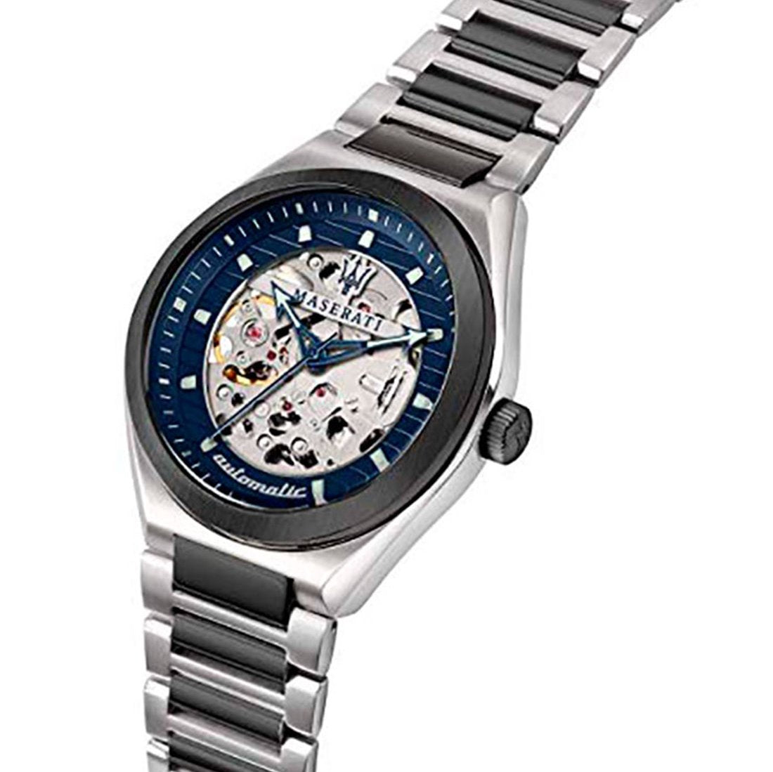  Shop Authentic Maserati Triconic Automatic Skeleton Blue Dial  Watch For Men - R8823139001 - Luxxuri
