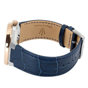  Shop Authentic Maserati Stile Automatic Limited Edition White Dial Blue Leather Strap Watch For Men - R8821142001 - Luxxuri