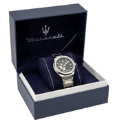  Shop Authentic Maserati Stile Skeleton Automatic Black Dial Silver Steel Strap Watch For Men - R8823142002 - Luxxuri