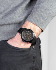  Shop Authentic Maserati Successo Black Dial Black Rubber Strap Watch For Men - R8871621011 - Luxxuri