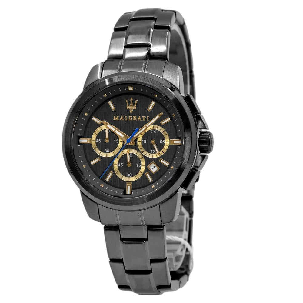  Shop Authentic Maserati Successo Chronograph Gray Dial Gray Steel Strap Watch For Men - R8873621007 - Luxxuri