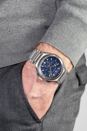  Shop Authentic Maserati Triconic Quartz Blue Dial Silver Steel Strap Watch For Men - R8873639001 - Luxxuri