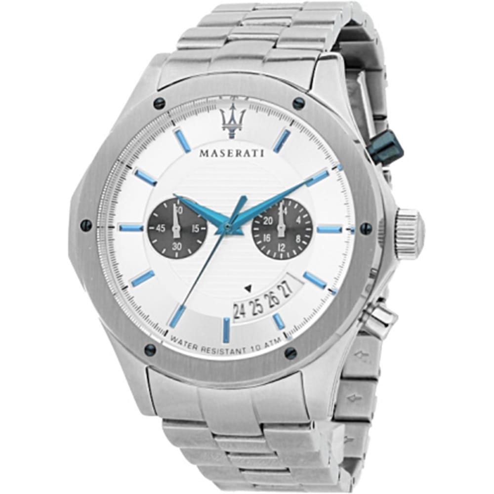  Shop Authentic Maserati Circuito Chronograph Silver Dial Silver Steel Strap Watch For Men - R8873627005 - Luxxuri